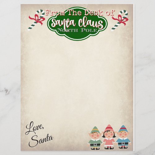 Custom Letter From Santa Claus Letterhead