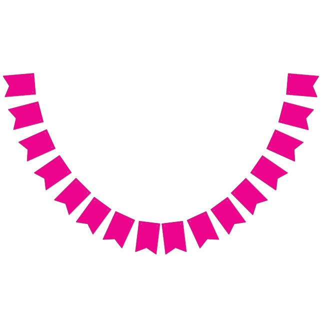 Custom Letter & Party Bunting Décor Flags (All)