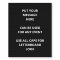 Custom LETTERBOARD sign look Foam Board