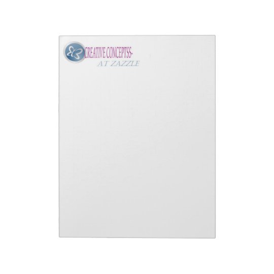 note letterhead Zazzle.com X PADS LETTERHEAD NOTE  11 CUSTOM 8 1/2