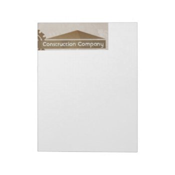 Custom Letterhead Note Pads 8 1/2 X 11 by CREATIVEforBUSINESS at Zazzle