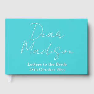 Custom Letters to the Bride Hen Do Bridal Shower Foil Guest Book