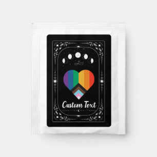 Custom LGBT Pride Tarot Rainbow Love Trend Magical Tea Bag Drink Mix