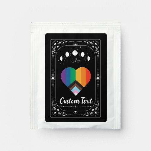 Custom LGBT Pride Tarot Rainbow Love Trend Magical Tea Bag Drink Mix