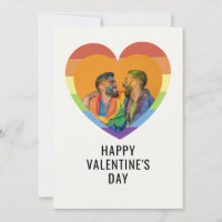 CUSTOM LGBT Valentine's Day Elegant Heart Photo