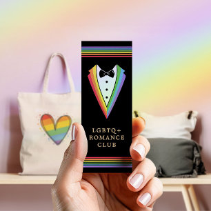 Custom LGBTQ+ Gay Romance Book Club Bookmark