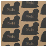 Custom Lhasa Apso Dog Fabric