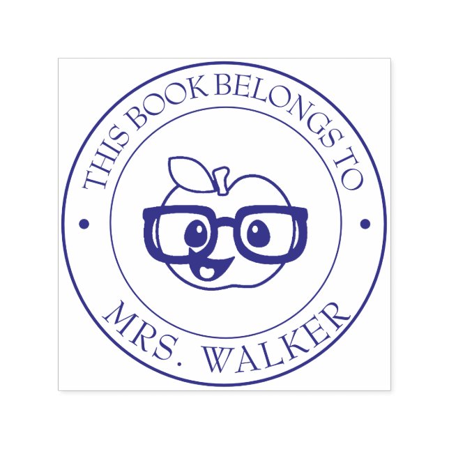 Custom Library Book Stamp - Ex Libris - Bookplate (Design)