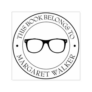 Custom Library Book Stamp - Ex Libris - Bookplate