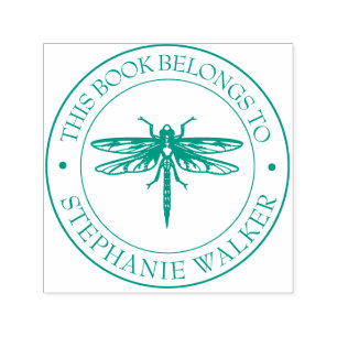 Custom Library Book Stamp - Ex Libris - Bookplate