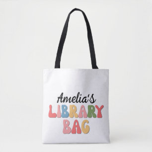 Custom Library Tote Bag