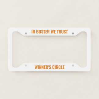 Custom License Plate Frame