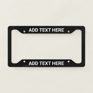 Custom License Plate Frame
