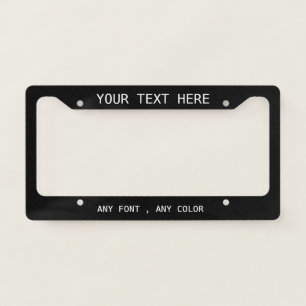 Custom License Plate Frame