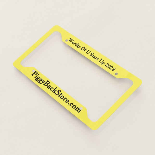 Custom License Plate Frame (3/4)