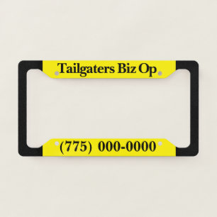 Custom  License Plate Frame