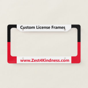 Custom License Plate Frame