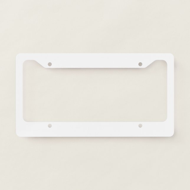 Custom License Plate Frame | Chic Car Style (Front)