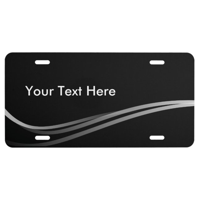 Custom License Plates Wieth Names (Front)