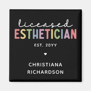 Custom Licensed Esthetician Cosmetologist  Magnet