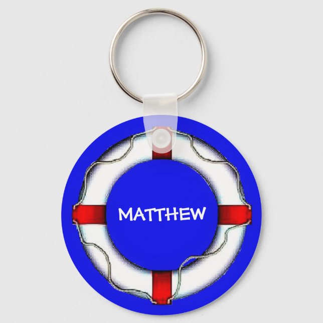 Custom Lifesaver Keychain (Front)