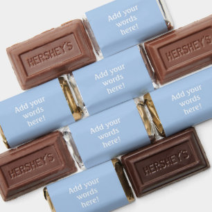 Custom Light Blue Hershey's Miniatures