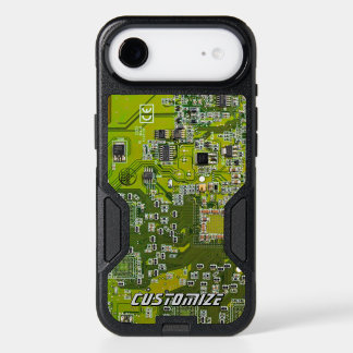 Custom Light Green PCB Circuit Board for IT Pros 2 iPhone 17 Air Case