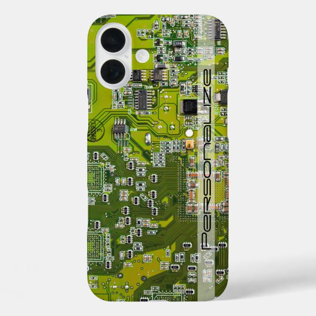 Custom Light Green PCB Circuit Board for IT Pros Case-Mate iPhone Case (Back)