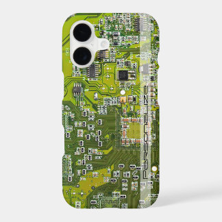 Custom Light Green PCB Circuit Board for IT Pros iPhone 17 Case