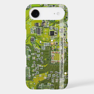 Custom Light Green PCB Circuit Board for IT Pros iPhone 17 Air Case