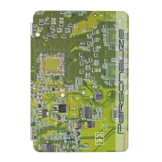 Custom Light Green PCB Circuit Board for IT Pros iPad Mini Cover