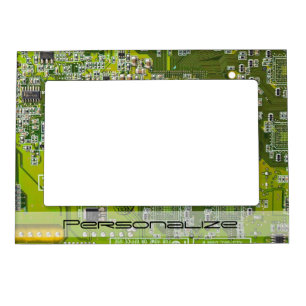 Custom Light Green PCB Circuit Board for IT Pros Magnetic Frame