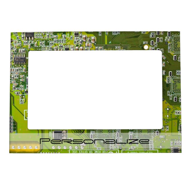 Custom Light Green PCB Circuit Board for IT Pros Magnetic Frame (Front)