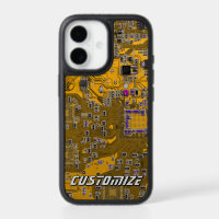 Custom Light Orange PCB Circuit Board for IT Pros