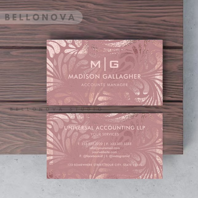 Custom Light Peach Pink Aesthetic Professional Business Card (Custom Light Peach Pink Aesthetic Professional Business Card)