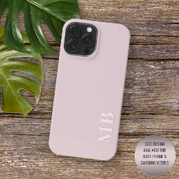 Custom Light Soft Dusty Rose Blush Pink Colored iPhone 11 Pro Max Case