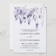 Custom Light Soft Lavender Purple Bunch Wedding