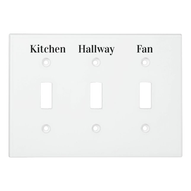 Custom Light Switch Cover (Front)