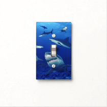 Custom Light Switch Cover-Sharks