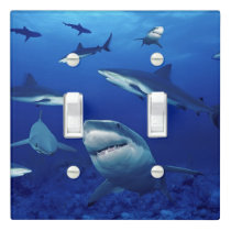 Custom Light Switch Cover-Sharks