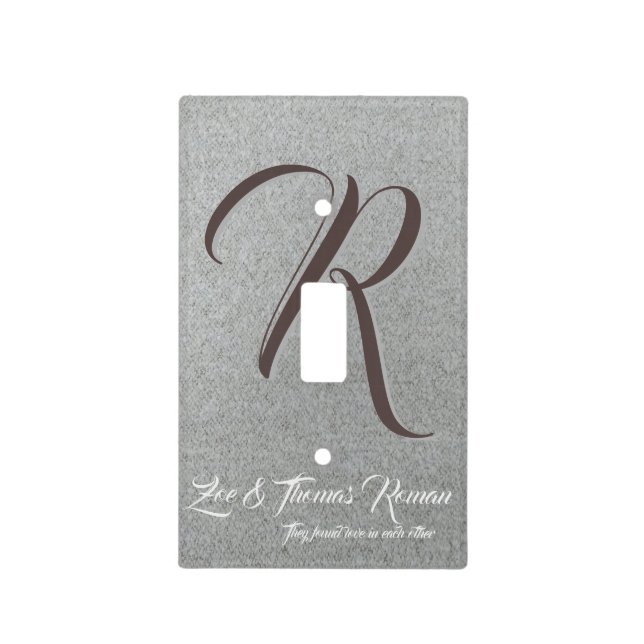 Custom light switch toggle cover (Front)