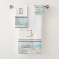 Premium Cotton Towel Set, Stripe Sand Dollar | L.L.Bean