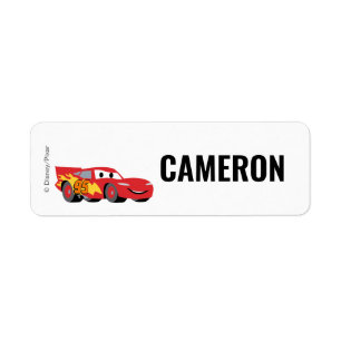 Custom Lightning McQueen   Back to School Labels