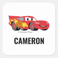 Custom Lightning McQueen, Back to School Labels