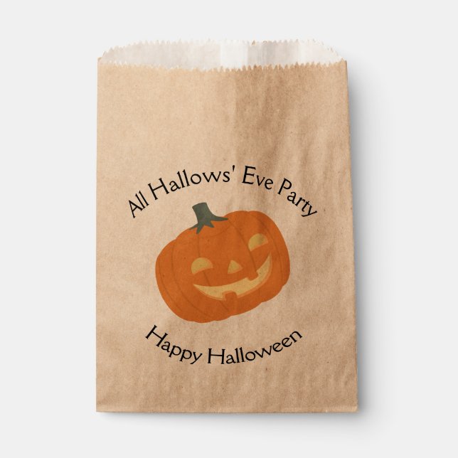 Custom Lil Jak Halloween Favor Bag (Front)