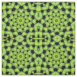 Custom Lime Green Graphic Weave Fabric Pattern