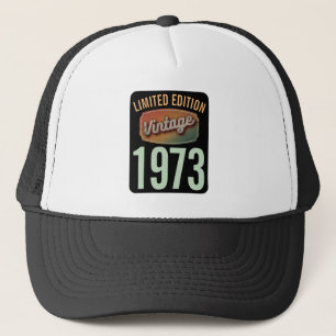 Custom Limited Edition 1973 Vintage Birthyear  Trucker Hat