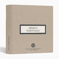 Custom Linen Design Portfolio Book
