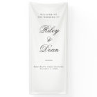 Custom Linen Wedding Sign, Fabric Wedding Sign