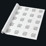 Custom Linen Wrapping Paper<br><div class="desc">Create your own custom linen wrapping paper</div>